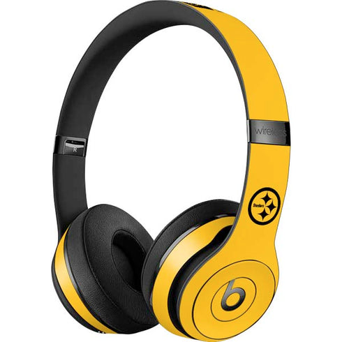 NFL Pittsburgh Steelers Yellow Performance Series Beats Solo 3 Wireless Skin